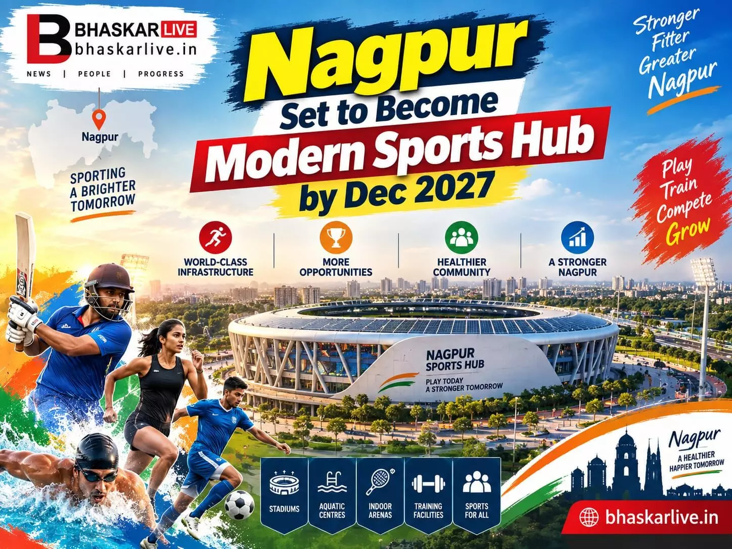 Nagpur Set to Become Modern Sports Hub by Dec 2027