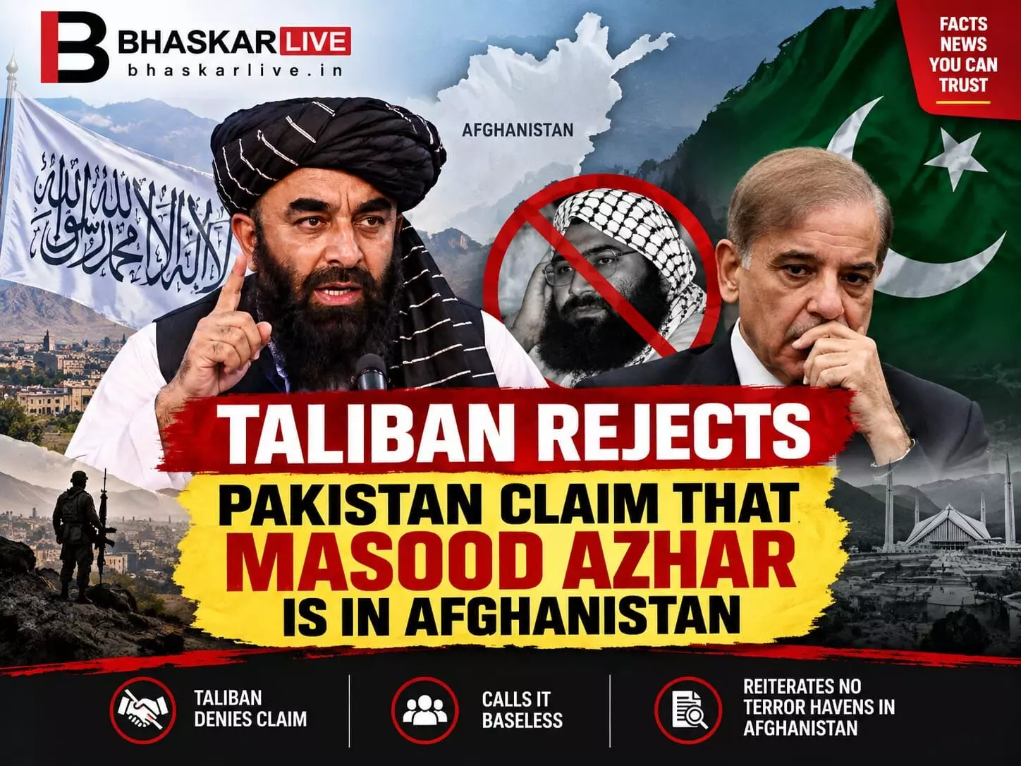 Taliban Rejects Pakistan Claim That Masood Azhar Is in Afghanistan