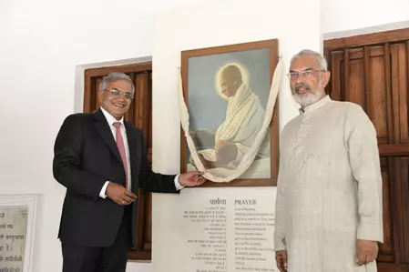 CEC Gyanesh Kumar begins two-day Gujarat visit, pays tribute at Sabarmati Ashram