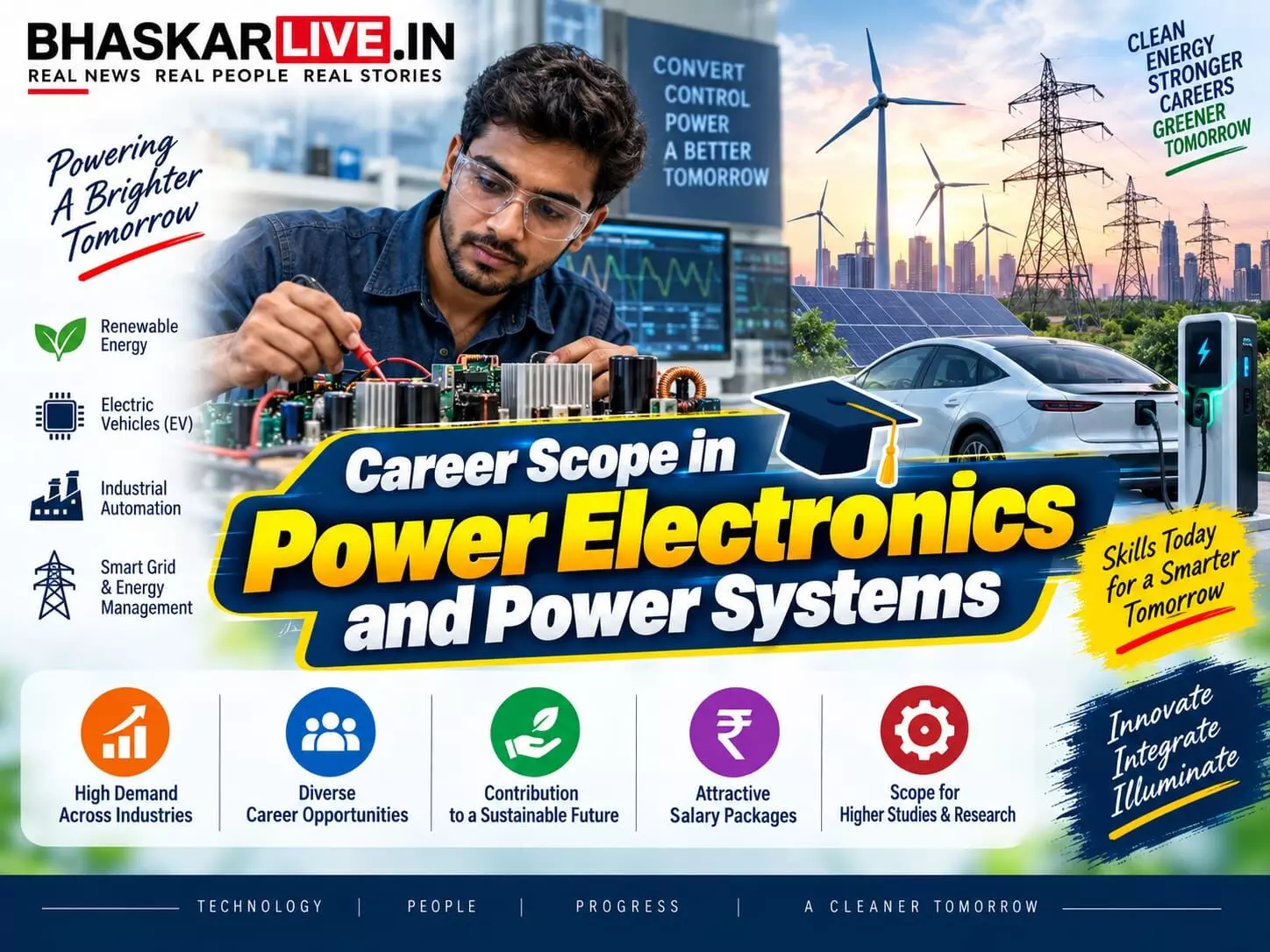 Career Scope in Power Electronics and Power Systems