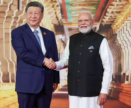 PM Modi, Chinese President Xi Jinping hold talks in New Delhi