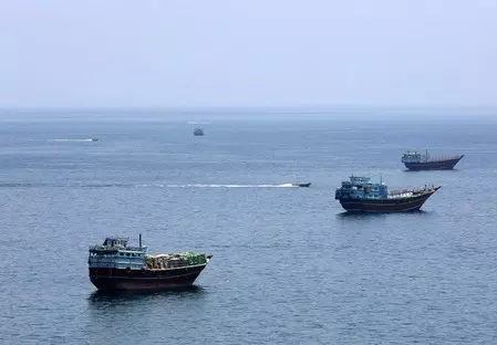 Irans IRGC says oil tanker explodes after hitting naval mines in Hormuz Strait